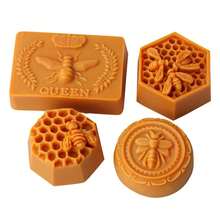 1pc Ins Relief Bee Honeycomb Shape Silicone Mold DIY Single Hole Handmade Essential Oil Soap Mold Silicone Mold For Soap, Non-Stick DIY Craft Mold With Honeycomb Design, Easy Release & Clean, Perfect For Beginners, Pet Treats, Formation, Intricate Shapes, Soap Making, Threedimensional Ornament, Tray, Beginners Crafting - White - View 8