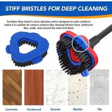 Spin Mop Scrub Brush O Cedar RinseClean 2 System U2013 O Ceda Scrub Brush Attachment 2 PC, Oceda Scrubber Mop Bathroom, Kitchen, Tile And Floor Cleaning - 2 - 查看 5
