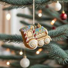 Christmas Hanging Decoration Creative Gingerbread/Fox Tree Ornaments For Home Office Party - Multicolor - View 2