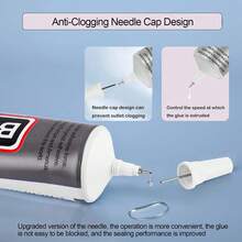 Pegamento de cristal transparente B-7000, 15ml/25ml/50ml/100ml, adecuado para ropa, zapatos, textiles; Pegamento de joyería B7000, adhesivo de alta viscosidad para manualidades, adecuado para reparación de pantallas de teléfonos, joyería, gemas, arte de metal, vidrio, gemas de cristal, etc.