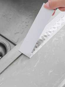 1卷长防水密封胶带，厨房炉灶防油胶带，台面防霉胶带，耐高温铝箔胶带，厨房和浴室配件 - 銀色 - 查看 1