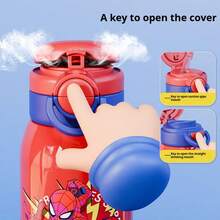 Disney Spider-Man Red Cute Cartoon 316 Stainless Steel Cup, Suitable For Winter And Summer, Essential For Outdoor And Home Use, Perfect Birthday And Christmas Gift For Young People And Urban Professionals - Multicolor - View 2