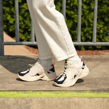 Skechers Giày thể thao đế xuồng thời trang thường ngày - Màu be - Xem 7