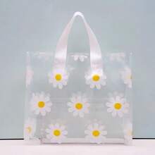 5-50 piezas Bolsas de regalo con tema de margaritas vibrantes - Resistentes al agua y multiusos, adecuadas para empaquetar cosméticos, prendas de vestir y suministros para fiestas