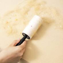 1/6 pezzi Rullo rimuovi pelucchi, ideale per mobili, vestiti | Pulitore di peli di cane e gatto, rullo di cotone super appiccicoso - Rimuovi peli di animali domestici - Include 1 manico e 6 fogli di ricarica, ruota di cotone per tappeti, rimuovi peli di animali domestici portatile per vestiti, biancheria da letto, mobili del soggiorno, camera da letto, tappeti per auto, sedili auto, interni auto