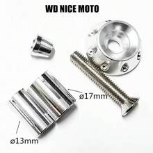 Motorcycle Handle Plug Modification, Electric Vehicle Off-Road Vehicle Accessories, Universal Aluminum Alloy Material, CNC Process