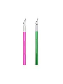 6pcs Precision Craft Hobby Knife Kit - High-Precision Utility Art Exact Knife Set With Extremely Sharp Razor Knives For Carving, Architecture Modeling, Scrapbooking, DIY Art Work Cutting And More - Comprehensive Tool For Crafty Individuals And Professionals