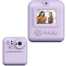 Appareil photo instantané pour enfants, prise de vue vidéo HD, convient aux enfants de 3 à 12 ans, cadeau de Noël, d'anniversaire, de vacances, pour les garçons et les filles, livré avec 3 rouleaux de papier d'impression instantanée - le meilleur choix pour les cadeaux de Noël et du Nouvel An - Multicolore - Voir 13