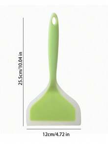 1pc Silicone Spatula For Japanese Tamagoyaki Pan, Durable High Temperature Resistance, Suitable For Making Tamagoyaki, Pancake, Fruit Omelet, And Rolled Towel Cakes - Lime Green - View 23