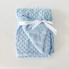 1PC Solid Color Baby Blanket, Soft And Comfortable, All Season, Baby Room Accessories,Newborn Gift - Multicolor - View 1