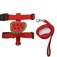 Upgraded Pet Leash, Adjustable Small Pet Harness Leash, Small Pet Vest Harness, Outdoor Wearable, Anti-Escape Leash, Cute, Stylish And Easy To Clean, Suitable For Cats, Dogs, Rabbits, Ferrets, Small Pets - Multicolor - View 17