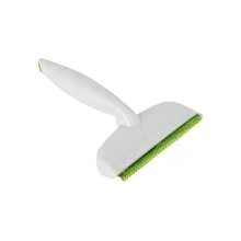 1 chiếc bàn chải làm sạch lông thú cưng chống tĩnh điện, phù hợp cho quần áo/sofa/áo len - màu xanh lá - Xem 10
