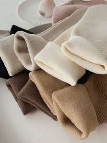 20 Pairs Of Women's Earth Color Snow Socks, Autumn And Winter Vertical Mid-Tube Socks, Fluffy Socks, And Warm Floor Socks With Wool Thickening, Suitable For Everyday Wear And Various Occasions,Random Color