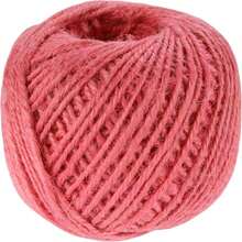 JubileeYarn Crafty Jute Twine Cord, String For Artwork, DIY Crafts, Gift Wrapping, And Gardening - 675 Feet (205 Meters), 2mm Thick - White - 3 Balls