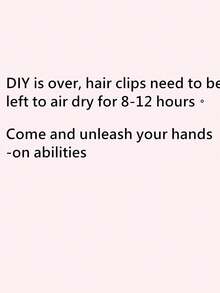 DIY黑白发夹，随机颜色仿奶油色带花尖，随机树脂饰品，送朋友的礼物，可爱发饰 - 彩色 - 查看 9