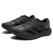 Adidas Men's Adizero Evo SL M Running Shoes, Cushioned Comfortable Outdoor Sports Sneakers - Dark Gray/Black/Magic Lime Green - View 3