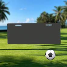 Tabellone rimbalzante per il calcio, muro di rimbalzo portatile pieghevole per il calcio, tabellone rimbalzante per esercizi di passaggio e tiro, resistente alla ruggine, all'umidità, alla corrosione, agli urti e alle deformazioni per esercizi di ricezione della palla, esercizi di tiro, intrattenimento di team building - nero - Visualizzare 6