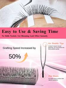 VP 0.07mm Curl: C/D/B U-Shaped YY Eyelash Extension Double Layer U Sahpe YY Lashes Ultra Soft Featherlight False Mink Eyelashes Brazilian Cilios - Black-b - View 5