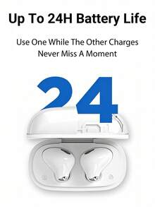 PHILIPS TAT1168 Adaptive Noise Cancelling True Wireless Earbuds Bluetooth 5.3 Headphones 24H Playtime Fast Charging IPX4 Sweatproof Super Lightweight Comfort Fit For Running Workout Sport Office - White - View 8