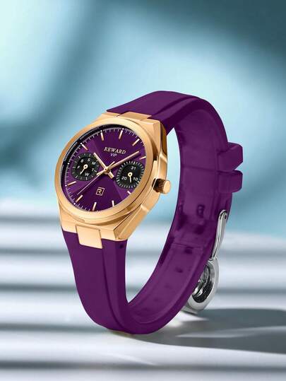  Reward Women Quartz Watch Luxury Fashion Lady Wrist Watches Silicone Bracelet Waterproof With Box Elegant And Versatile For Business And Casual Wear Retro Rectangle