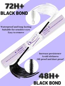 678PCS Lash Clusters With Spikes Wispy Eyelash Clusters Kit 14-20mm Spikes Lash ClustersVolume Cluster Eyelash Extensions Lash Clusters Kit Individual Lashes With Lash Bond And Seal (40D 60D 80D 100D,10-18mm) - 黑色 - 查看 6