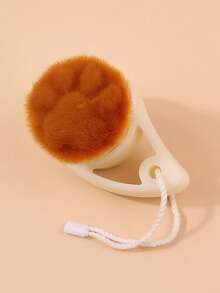1pc Soft Bristle Facial Cleansing Brush With Hanging Rope, Deep Pore Cleansing Blackhead Removal Face Cleaning Tool With Storage Box - Yellow - View 2