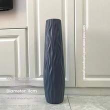 1 chiếc bình nhựa trang trí sàn lớn, bình không vỡ, đồ trang trí nhà sáng tạo, bình cao 22,63 inch, thích hợp để trên sàn, trang trí bàn trong phòng khách, văn phòng tại nhà hiện đại, phòng ngủ, nhà nông trại, tiệc cưới ngày lễ, trang trí nhà cửa, trang trí nhà bếp, trang trí bàn phòng khách - Nhiều màu - Xem 6