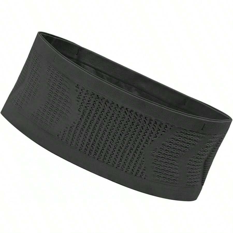 Riñonera para Correr, Cangurera Deportiva Elástica, Riñonera Delgada Ajustable, Cangurera para Correr para Hombre y Mujer, Ideal para Ciclismo, Trotar, Running, Gimnasio, Viaje - M - Ver 1