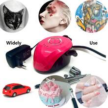 YOULUN Portable Mini Spray Gun Set (With Compressor) | Suitable For Professional Nail Art, Makeup Spraying, Art Painting, Beauty Moisturizing