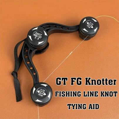 1pc GT FG Knot Tying Tool, Quick And Easy Knot Tying Device, Portable PE Knot Tying Tool For Anglers