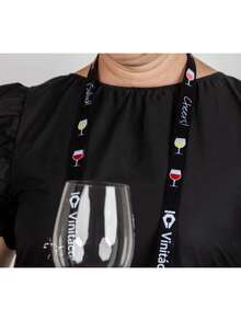 Porta Copas Vino para Cuello en Color Negro - Moderno y Silicona por ÁCORA - Negro - Ver 3