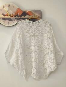 Lace Kimono - trắng - Xem 2