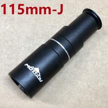 4 Höhenoptionen Aluminium-Legierung Fahrrad Vorbau Riser Extender, passend für 28,6 mm Gabelrohr, Mountainbike Steuersatz Lift Rohr Verlängerung, Outdoor Radfahren Universal Zubehör, M6 Schraube fixierte Abdeckkappe