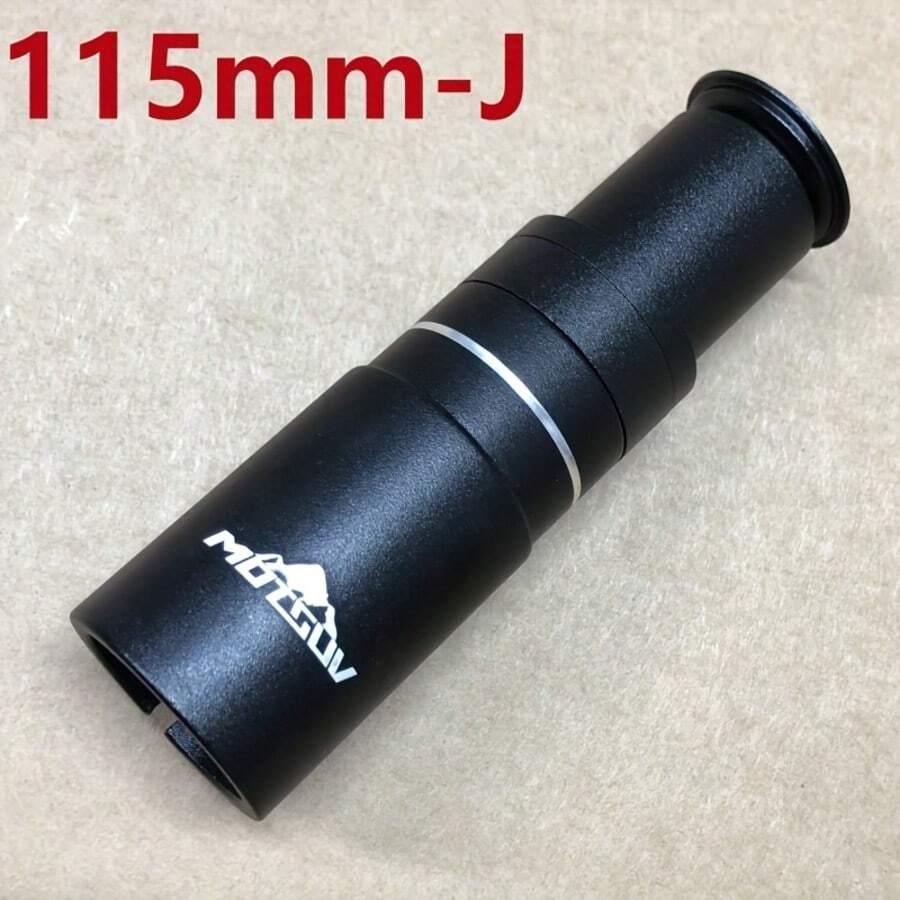 4 Höhenoptionen Aluminium-Legierung Fahrrad Vorbau Riser Extender, passend für 28,6 mm Gabelrohr, Mountainbike Steuersatz Lift Rohr Verlängerung, Outdoor Radfahren Universal Zubehör, M6 Schraube fixierte Abdeckkappe