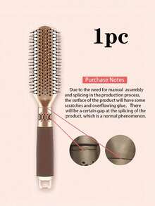 3pcs Cushion Hair Brush Set (Square, Round & Curling Brush), Hair Styling Tool Comb For Blow Drying & Straightening, Anti-Static Massager, Detangling Comb, Plastic Hair Comb For Thick/Curly/Fine/Long/Short Hair, Suitable For Both Men And Women, Practical Hair Care SPA Massage Comb, Home Use Curling Hair Comb Body Care For Travel,Outdoor,Sport,Office,School,Hair Clips,Hair Accessories