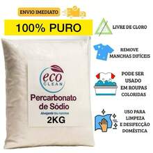 100% Pure Sodium Percarbonate General Cleaning Stain Remover For White Clothes 500g - 白色 - 查看 4