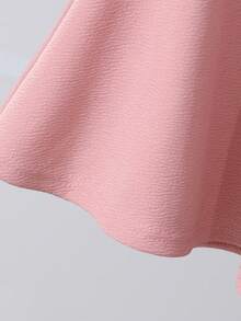 2 Stücke/Set Modisches, elegantes Jacken- und Farbblock-Rock-Set für Kleine Mädchen, Herbst/Winter