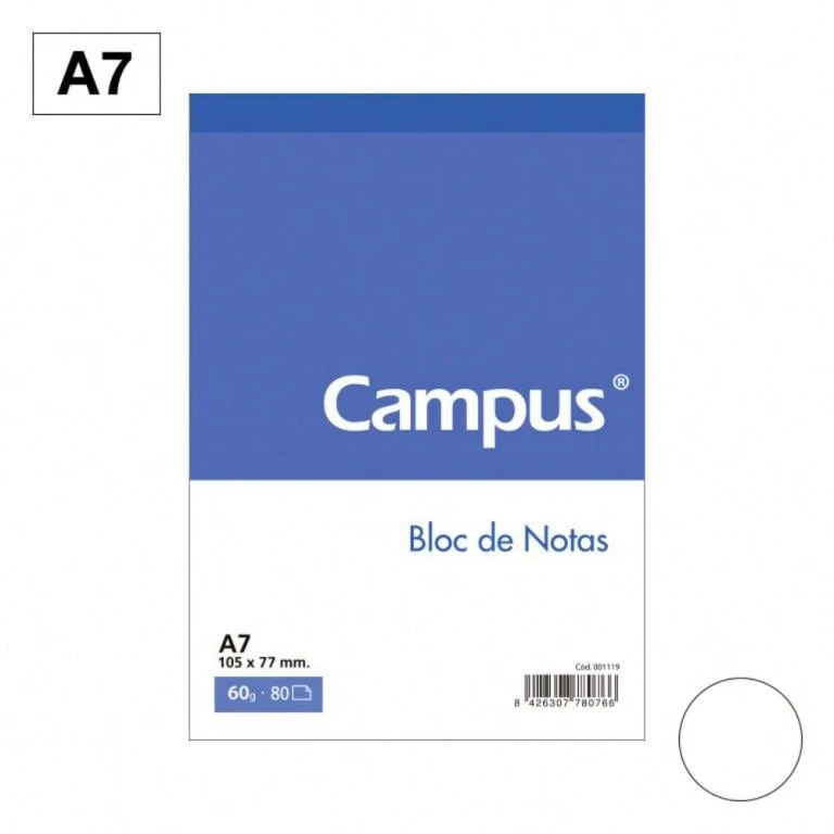 campus Quaderni - A7 60g 80h Liso - Visualizzare 1