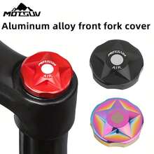 CNC Aluminum Alloy Air Fork Shoulder Cover, Air Chamber Shoulder Control Cover, Air Valve Cap, Dust Cover For Mountain Bike