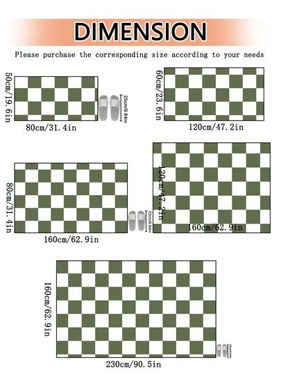 1pc Plush Area Rug, Non Slip Tapijt Home, Living Room, Bedroom view 2