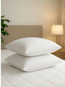 Lovella 2 Packs Silicone Pillow 650 G | 50x70 Cm | Ultimate Sleep Comfort | Soft And Breathable | Made In Turkey - White - View 2