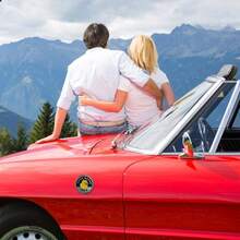 3 pegatinas de metal con clasificacin de pato para, calcomanas de 4x 4, calcomanas redondas para emblema de automvil 3D, insignia de metal para automvil, calcomana decorativa para - inicial - Ver 6