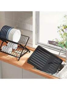 1 Piece (Only Bottom Drainage Tray) Durable Plastic Kitchen Sink Storage Tray And Clean Drainage Tray With Drainage Holes - Multifunctional Drainage Filter, Built-In Drainage Hole, No Manual Drainage Operation, Anti Clogging, Easy To Clean Sink Garbage Management Solution, Kitchen Countertop Utensil Drying Rack, Sink Storage Box