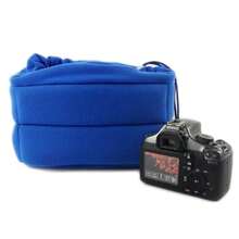 Camera Insert Bag Partition Padded Bag Velvet Shockproof Protection Camera Lens Case Soft Bag For Canon Nikon DSLR Cameras - Multicolor - View 5
