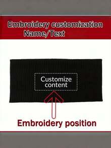 1pc Customized Embroidered Text Sports Headband, Sweatband For Men & Women, Basketball, Running, Fitness, Yoga, New Design Moisture Wicking Headband, Christmas Gift - Multicolor - View 9