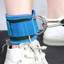 Paski na kostkę do ćwiczeń - Pasek na kostkę do maszyny do ćwiczeń na wyciągu - Regulowany pierścień w kształcie litery D, Uniwersalny rozmiar z wysokiej jakości wyściółką, Pasek na kostkę wspomagający odchylenie pośladków, Paski na kostkę do ćwiczeń, treningu pośladków, prostowania nóg, odwodzicieli bioder i ćwiczeń dolnych partii ciała.