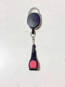 Topline Tackle 1pc Multi-Functional Stainless Steel Fishing Scissors, Fishing Line Cutter, Orange/ Color, With Retractable Clip