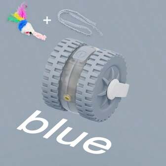 自动猫激光玩具，红外互动猫玩具，免提，智能旋转，自动激光点，模拟猎物运动，挑战猫的狩猎本能，可充电，持久耐用，硅胶材质，防刮防咬