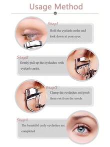 Set Arricciaciglia: 1 Arricciaciglia di Alta Qualità + 50 Pennelli per Mascara, Soluzione Monouso per le Esigenze delle ciglie, Niente Più Acquisti Ripetuti. Arricciaciglia Manuale Delicato, Arriccia Facilmente le ciglie. Adatto per Uso Domestico e Commerciale, Adatto Anche per la Distribuzione Commerciale, Trucco, Economico, Decorazione della Stanza, Vanità, Viaggio, Camera da Letto, Accessori per il Trucco, Arricciaciglia