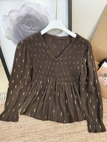 Women Tops - Chocolate Brown - View 3